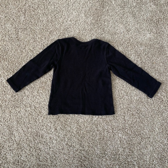 Harper Canyon black toddler boys black waffle long sleeve size 2T - Picture 7 of 7